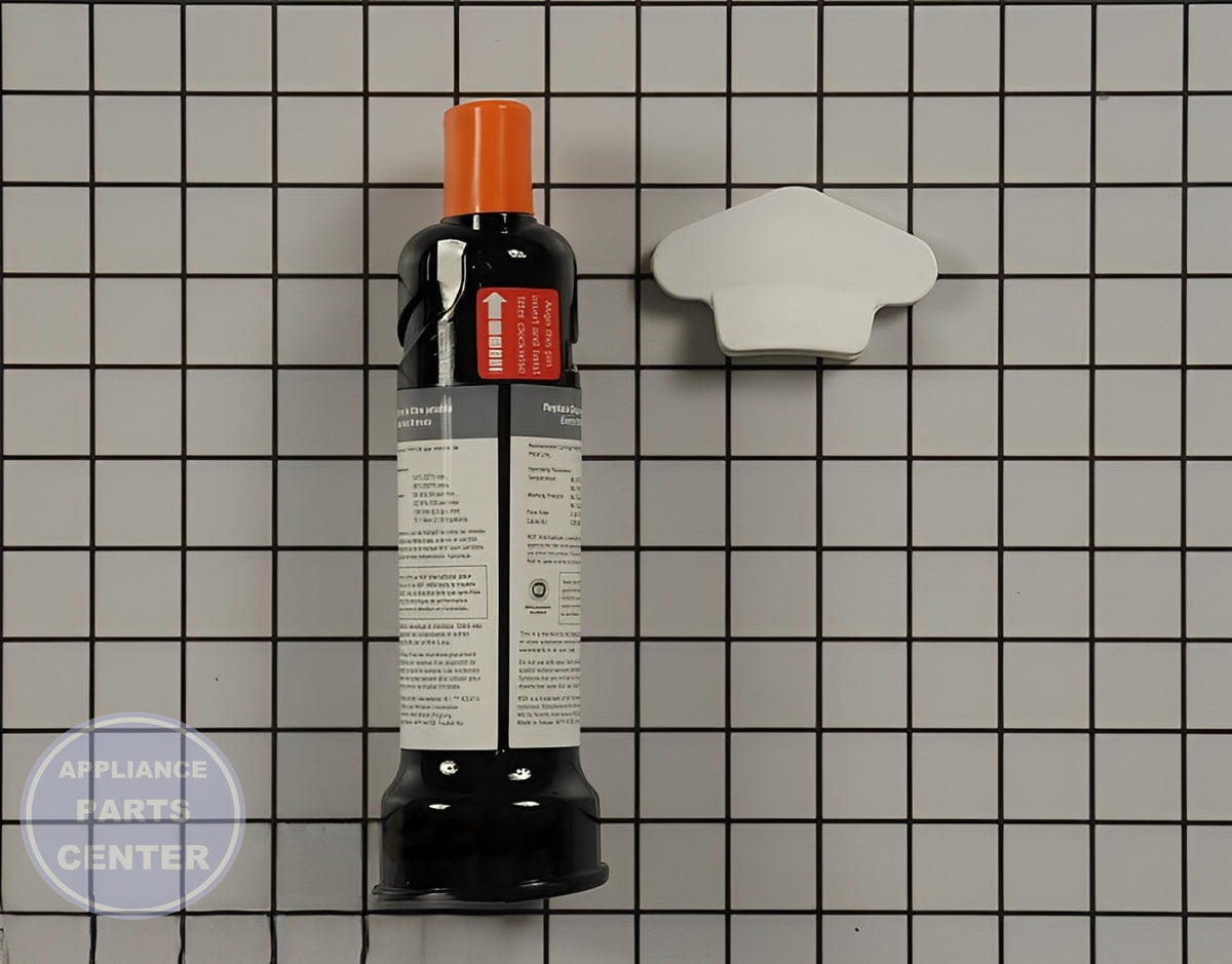 WHIRLPOOL REFRIGERATOR ICE MAKER WATER FILTER F2WC9I1 - Detailed view of premium filtration components for clean ice.