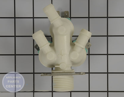 Water Inlet Valve F381728P - Side view with precise measurements