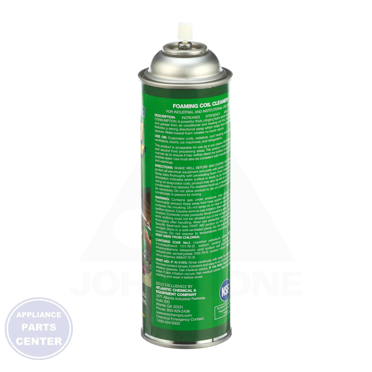 Foaming Coil Cleaner FCA - Side view with 19 Oz. capacity