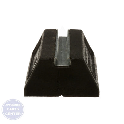Hef-T-Foot™ Roof Block FF-250-S - Detailed view of 9.84" L x 1.6" W x .83" H aluminum strut insert