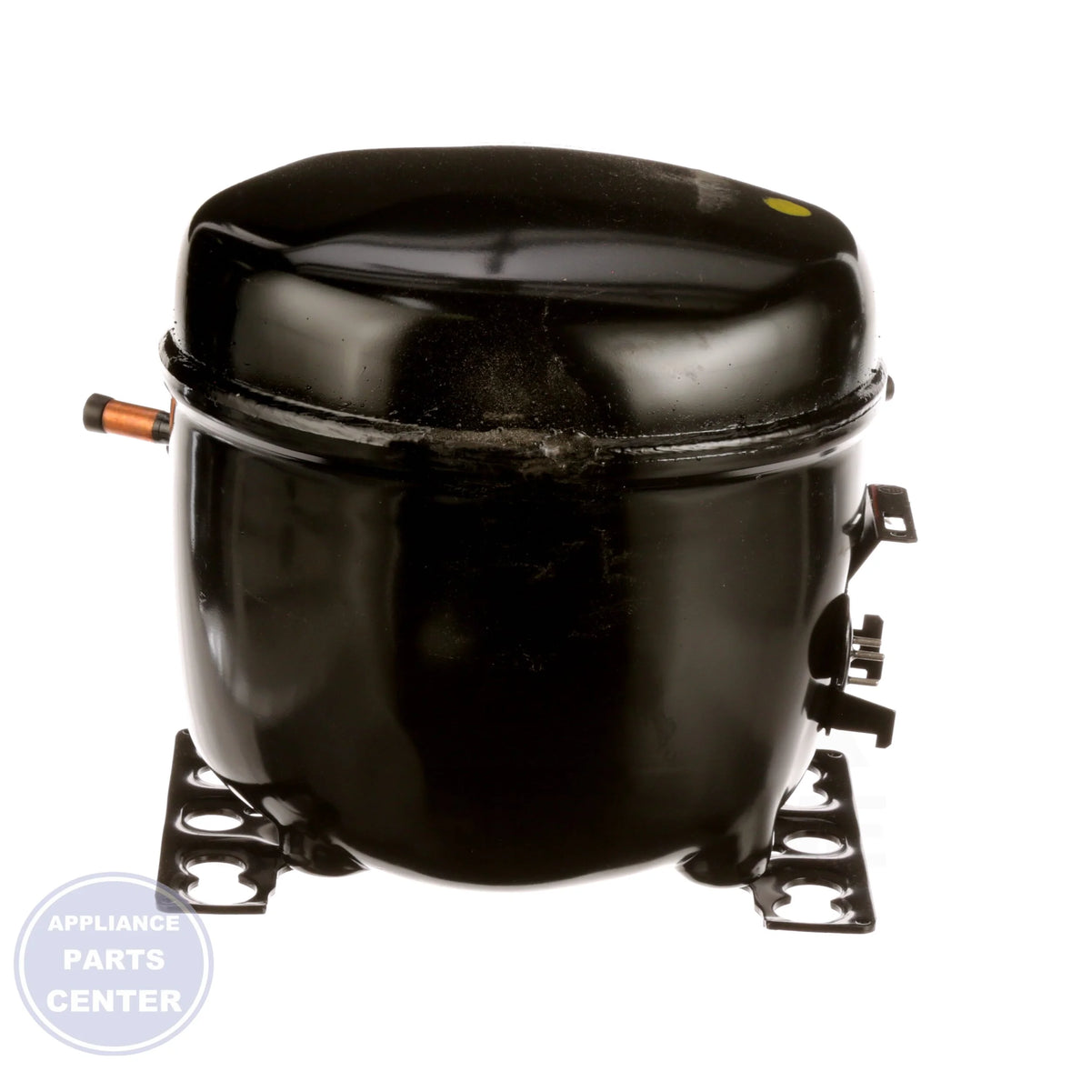 R134a Multi Application Refrigeration Compressor FFI10HBX1 - Side view with 7.9" height and 25.1 lbs weight