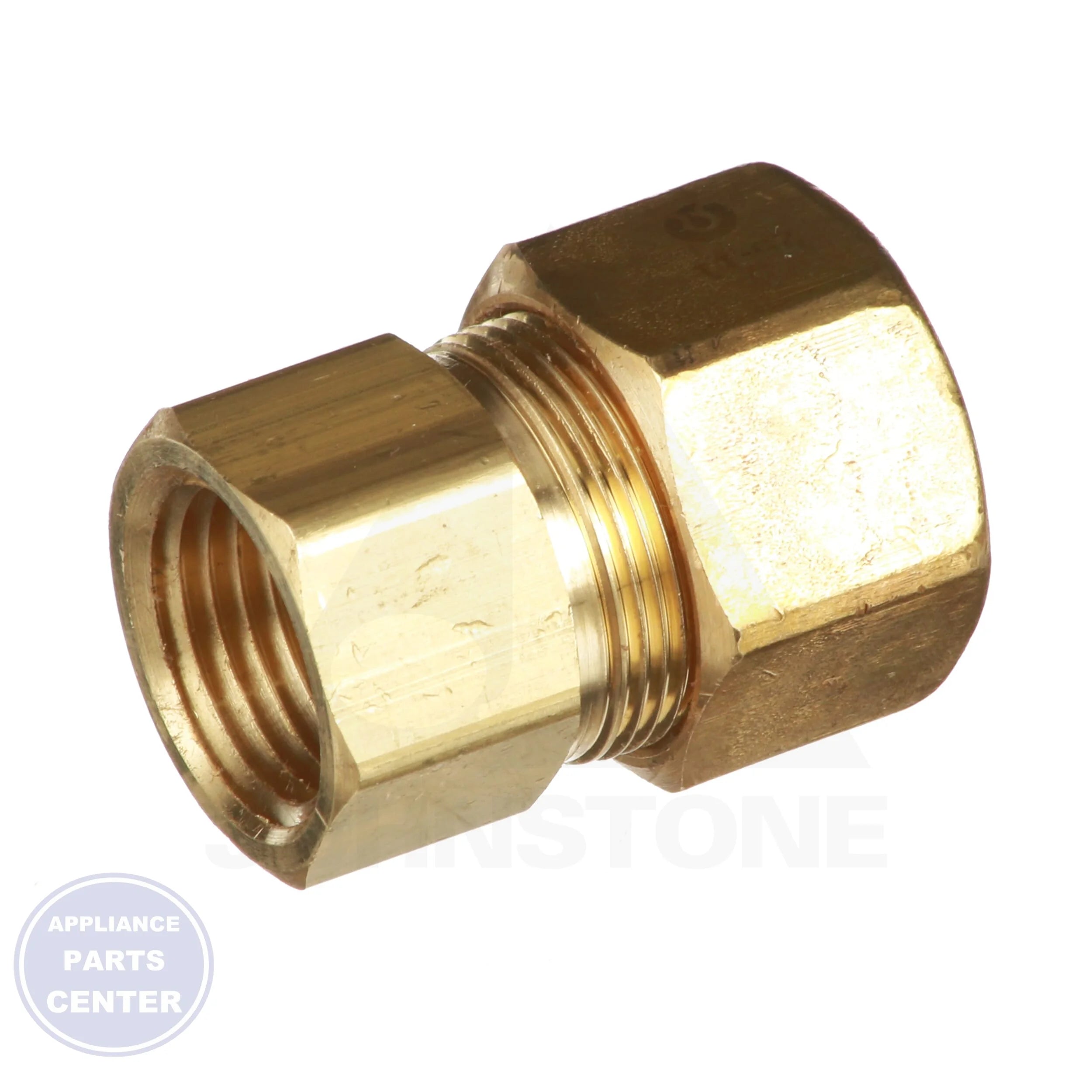 1/2" AutoFlare® Female Fittings FGP-FSTF-500 - Side view with precise measurements