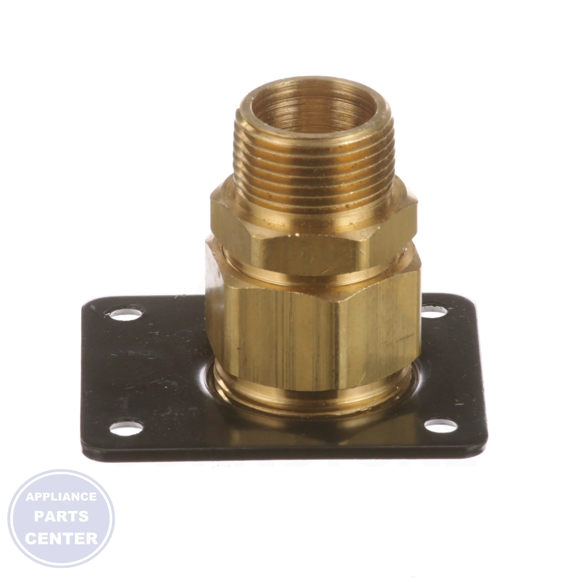 Steel Flange Fitting FGP-RFG-1000 - Side view with 1" MPT thread details