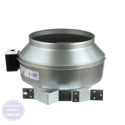 FG 12XL 12" Inline Centrifugal Fan - Detailed view of thermal overload protection