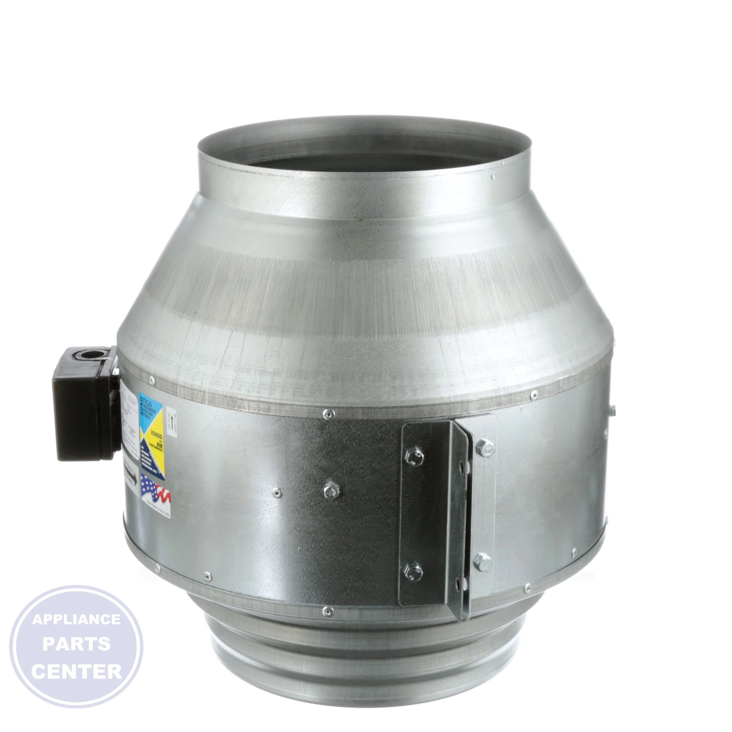 Inline Centrifugal Fan FKD 12XL - Detailed view of 1700 RPM operation