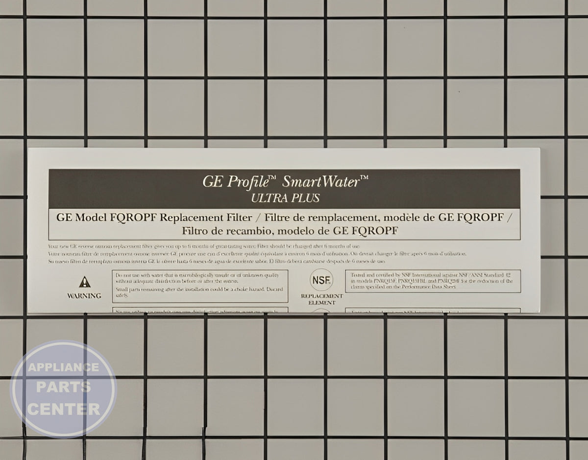 GE WATER FILTER REVERSE OSMOSIS SYSTEM KIT - Detailed view of filter technical design