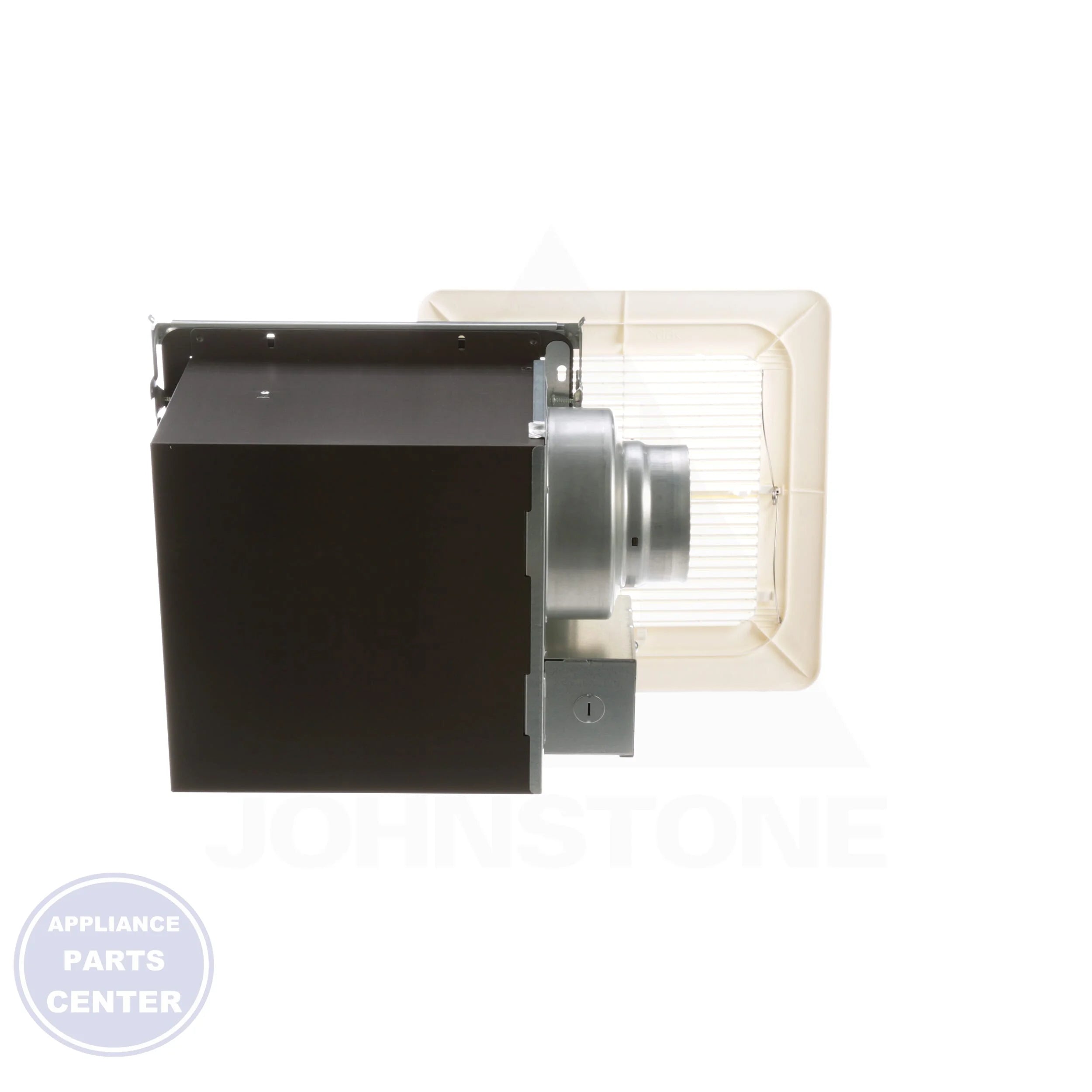 WhisperGreen Select™ Ventilation Fan FV-0511VK2 - Side view with 4-inch and 6-inch duct compatibility