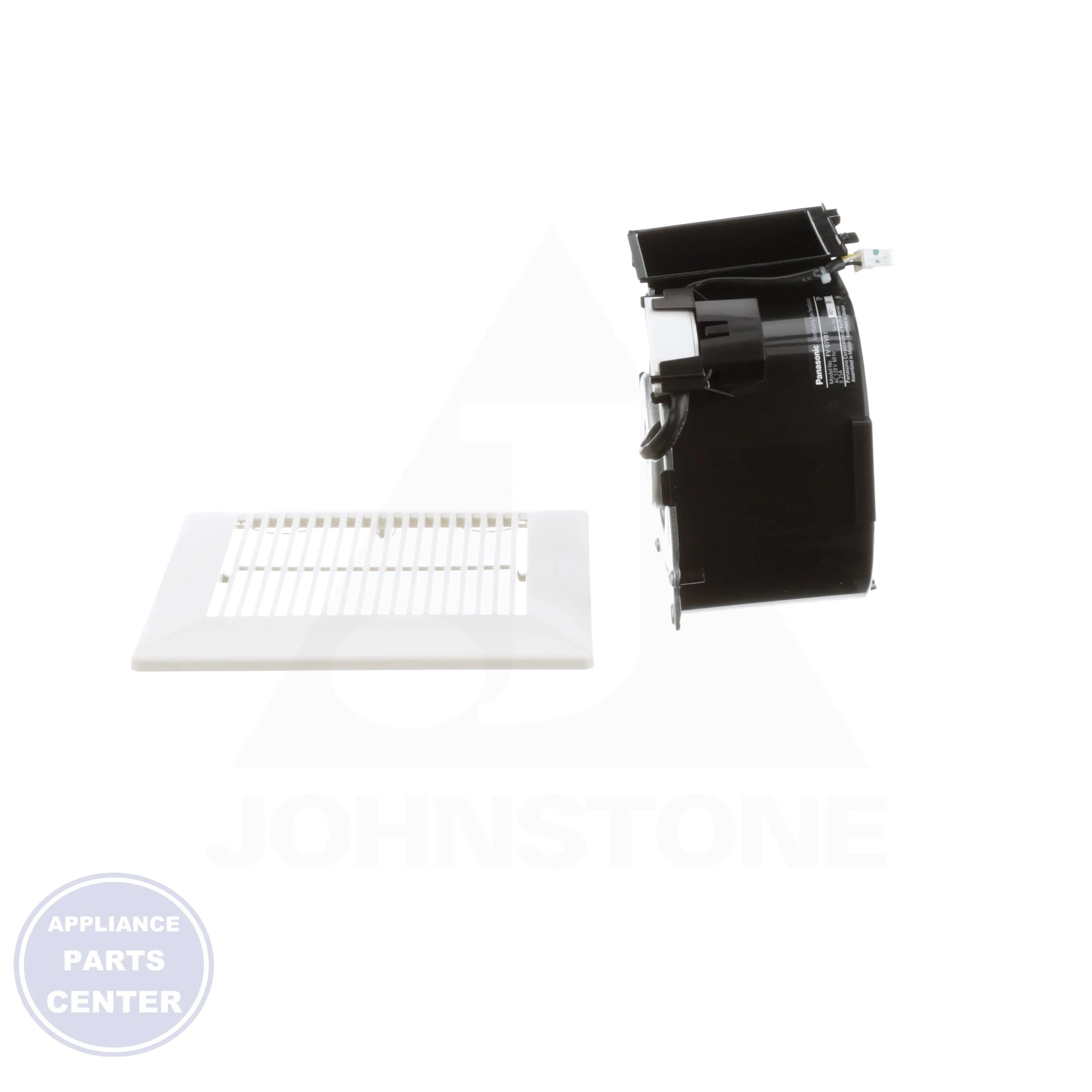 EcoVent™ Motor/Grille Assembly FV-07VBB1 - Detailed view of 70 CFM airflow at 0.7 sones