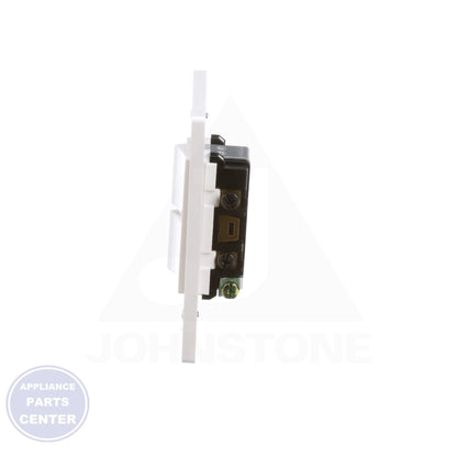 ecoswitch 2 Function FV-WCSW21-W - Detailed view of LED lighting and DC motor load control