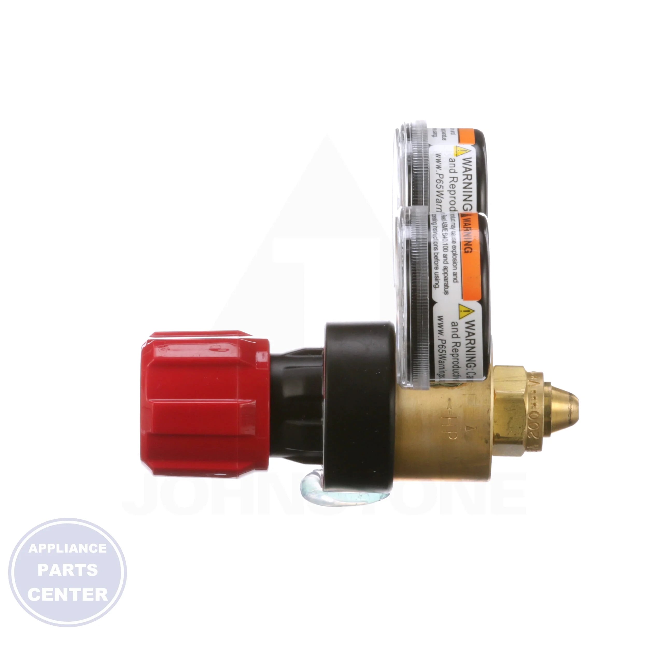 [Brand] Acetylene Regulator G150-15-200 - Detailed view of 400 PSIG high-pressure gauge