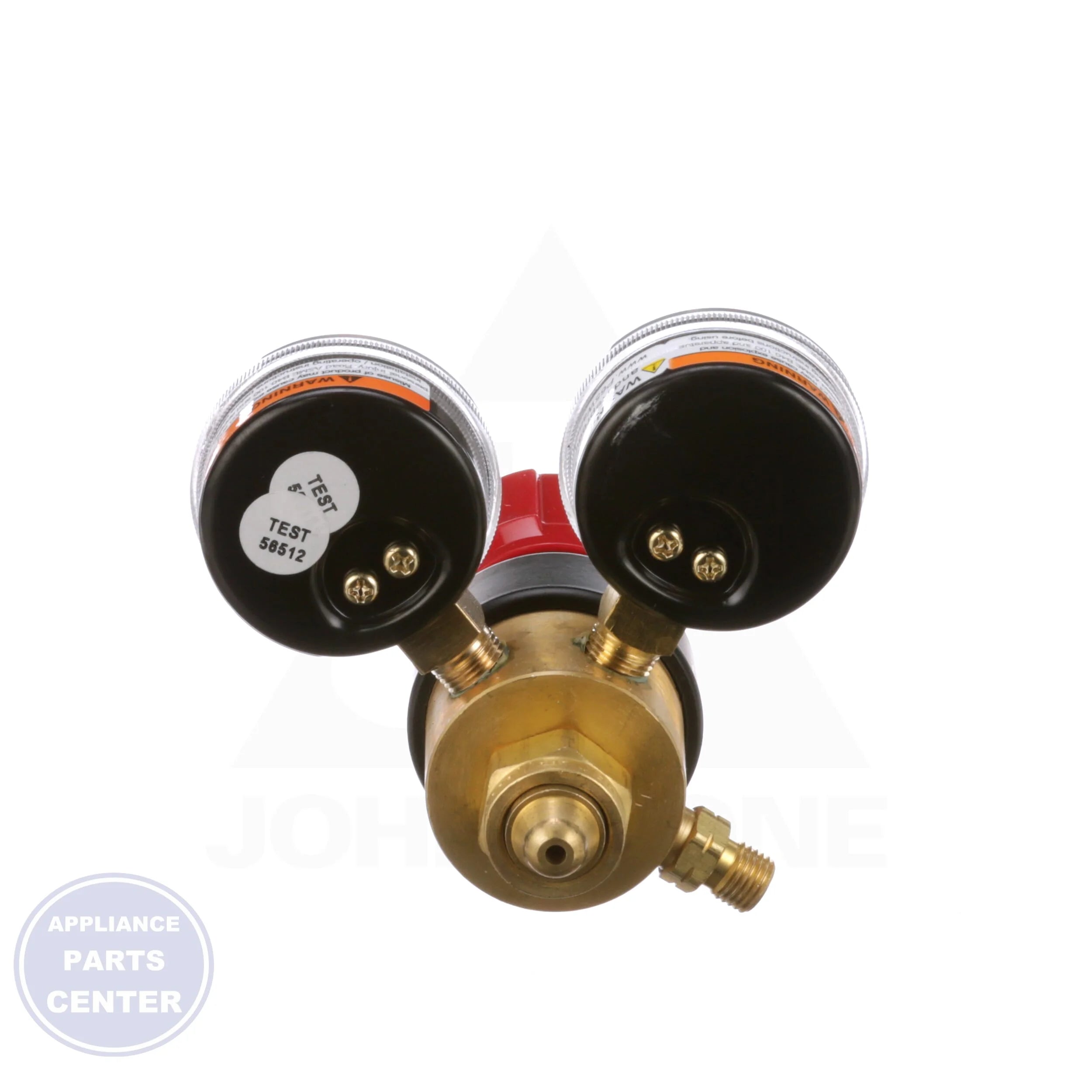 Acetylene Regulator G150-15-200 - Side view with 1/8" 27 NPT specs