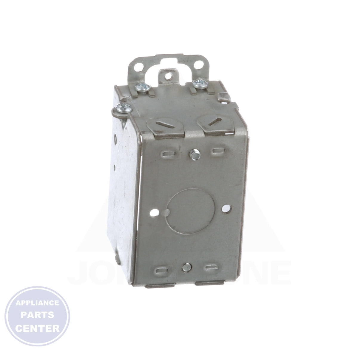 Electrical Outlet Box G600-R - Side view with 4.5 x 3.25 x 2.5 inches measurements