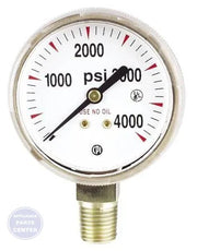 Uniweld Replacement Gauge G7SD - Main view showing precise contents measurement for Uniweld RHP400 Nitrogen Regulator