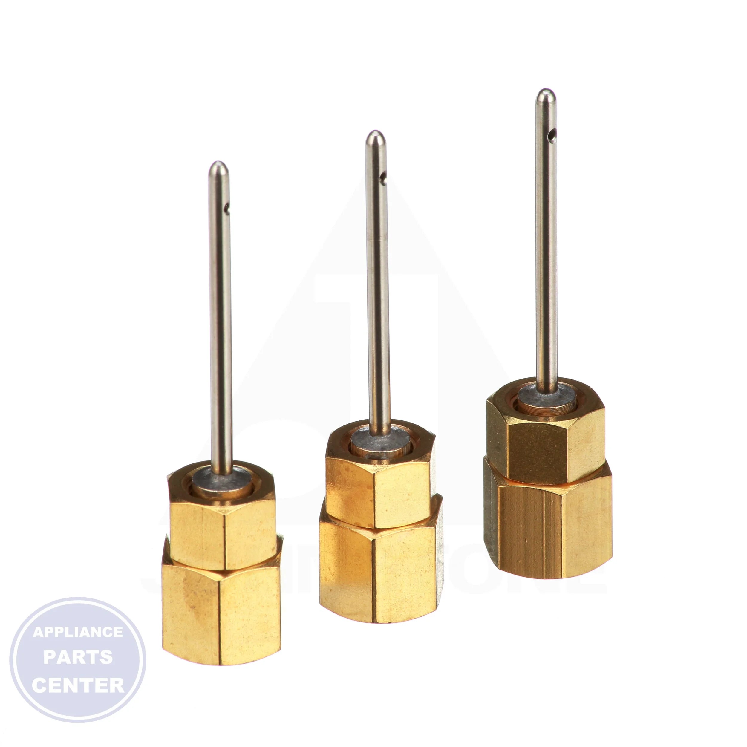 P/T Plug Test Plugs GA-125 - Side view with 1/4" FPT gauge adapters