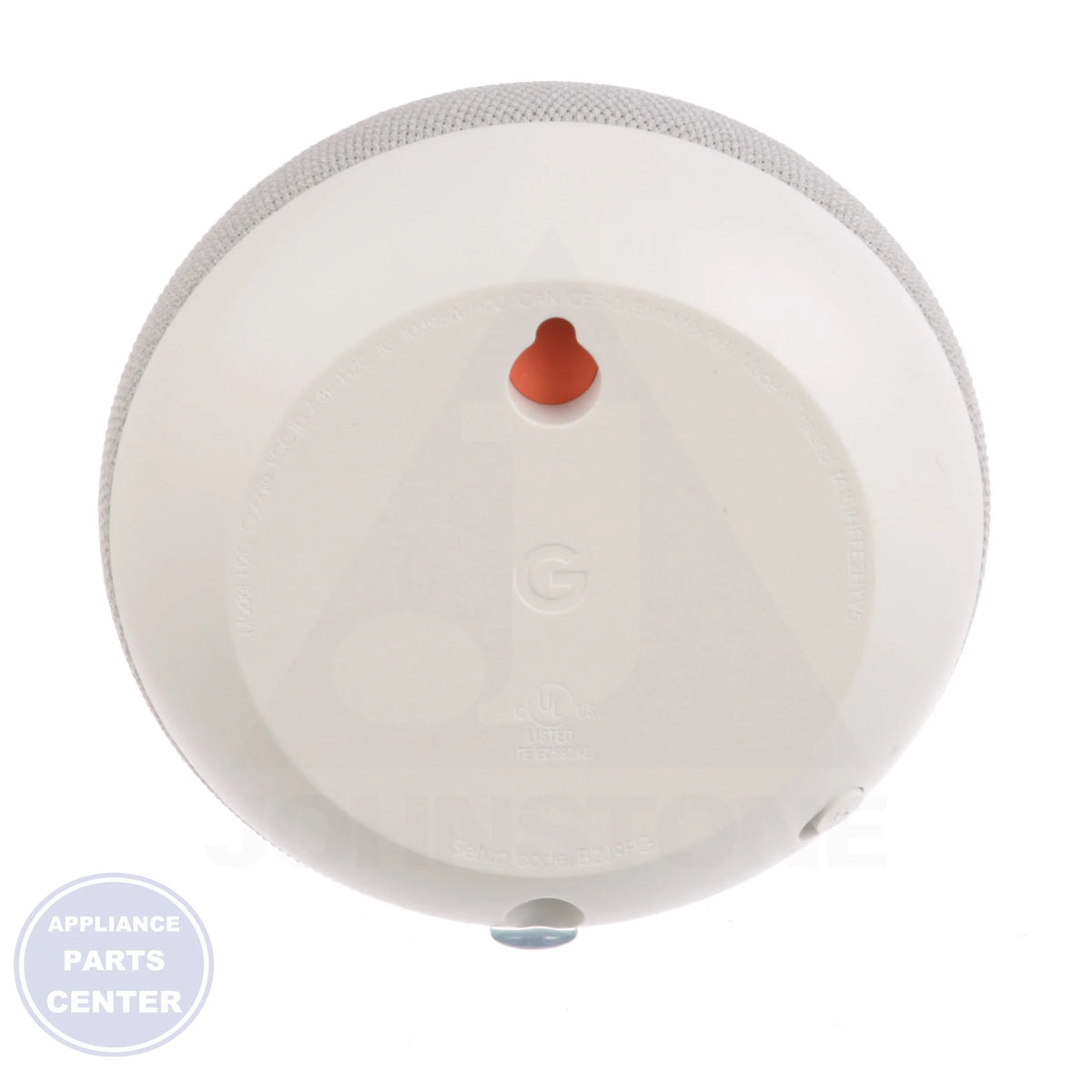 Google Home Mini GA00210US - Side view with precise measurements