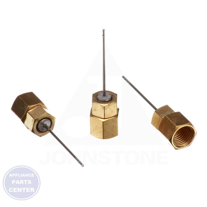 P/T Plug Test Plug GA063S - Side view with 1/4" FPT Gauge Adapter specs
