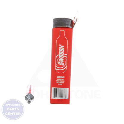 SWOOSH CO2 Cartridges GGC-12 - Detailed view of reliable clog clearing technology