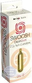 SWOOSH CO2 Cartridges GGC-12 - Main view showing efficient clog removal for Gallo Gun models