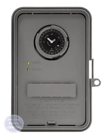 Grasslin Multi-Voltage On/Off Timer GM40AV-JS - Main view showing autovoltage feature for Grasslin and Intermatic models