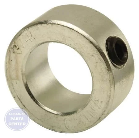 [Brand] 5/8" Bore Steel Shaft Collar GSC-062-Z - Main view showing traditional zinc plated set screw collar for [specific models]