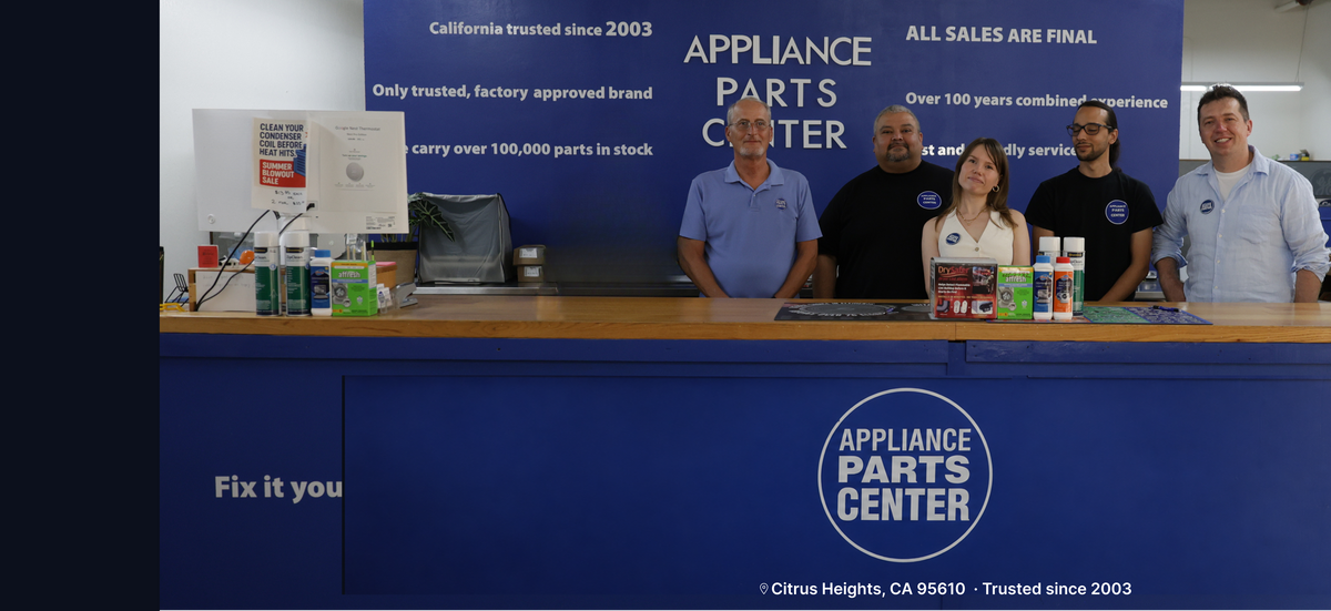 Find The Exact
Appliance Part
in Seconds