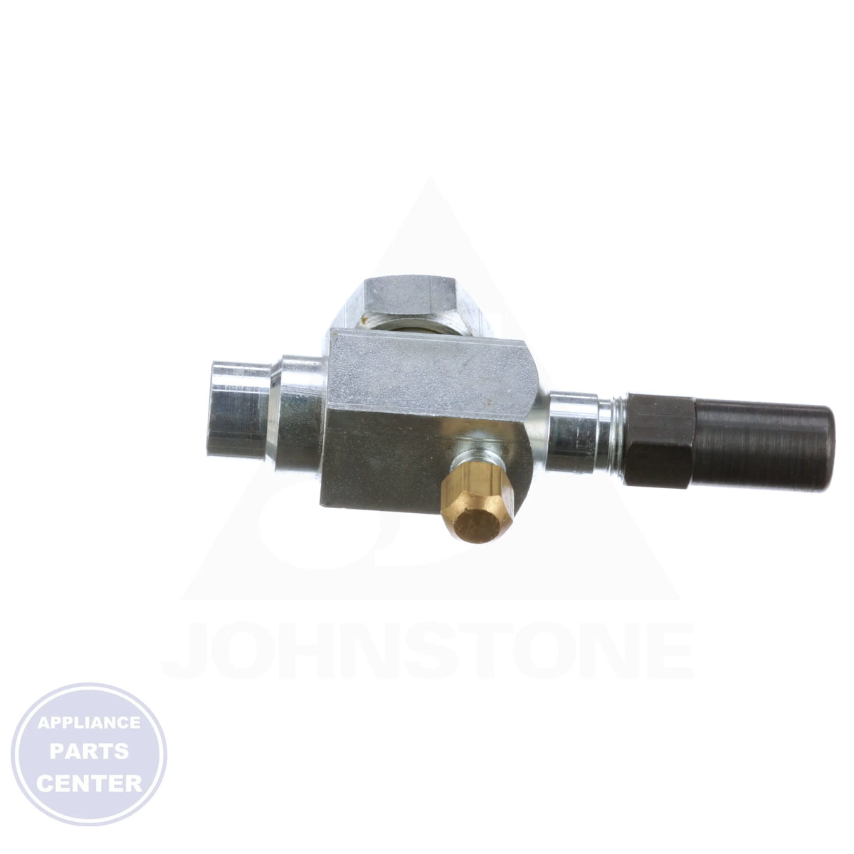 Horizontal Rotalock Valve H012OD100T - Side view with 1/2" ODF and 1"–14 specifications