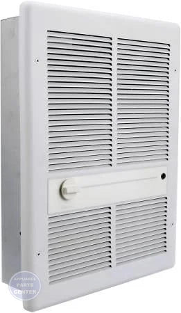 Raywall Fan-Forced Wall Heater HF3316TRPW - Main view showing powerful 12' downward air throw for home use