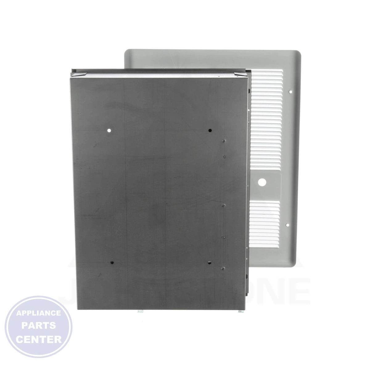 Raywall Fan-Forced Wall Heater HF3316TRPW - Side view with 4,000-3,000/2,000-1,500 watts specifications