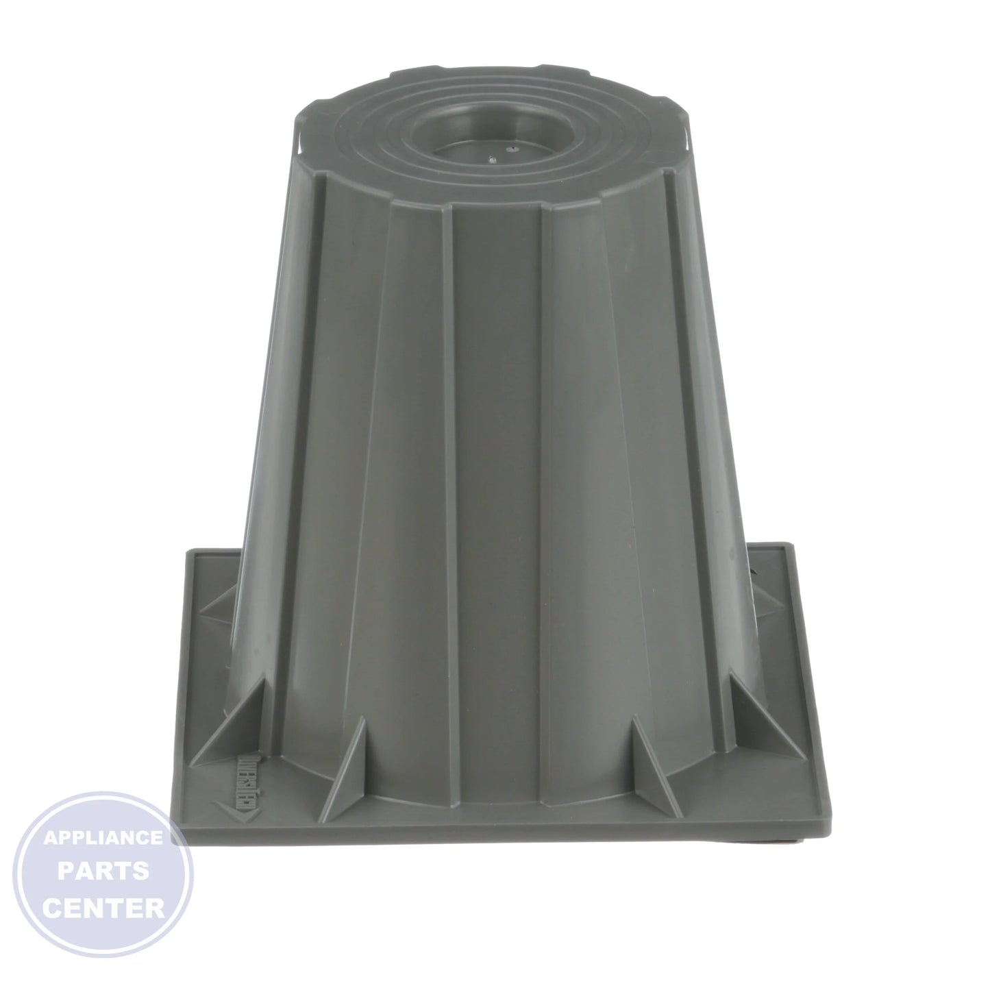 6" One Piece Heat Pump Riser HPR-6 - Detailed view of heavy-duty plastic and butyl mastic application