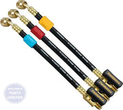 [Brand] 1/4" Charging Hose Extension Set HR3XB - Main view showing 8" length for various HVAC models