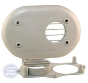 L43-582 2" Horizontal Concentric Vent Termination - Main view showing flush mount PVC design for specific models