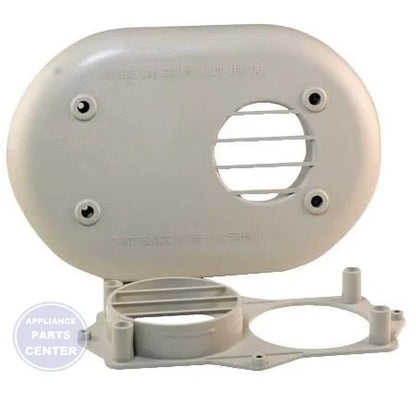 L43-582 2" Horizontal Concentric Vent Termination - Main view showing flush mount PVC design for specific models