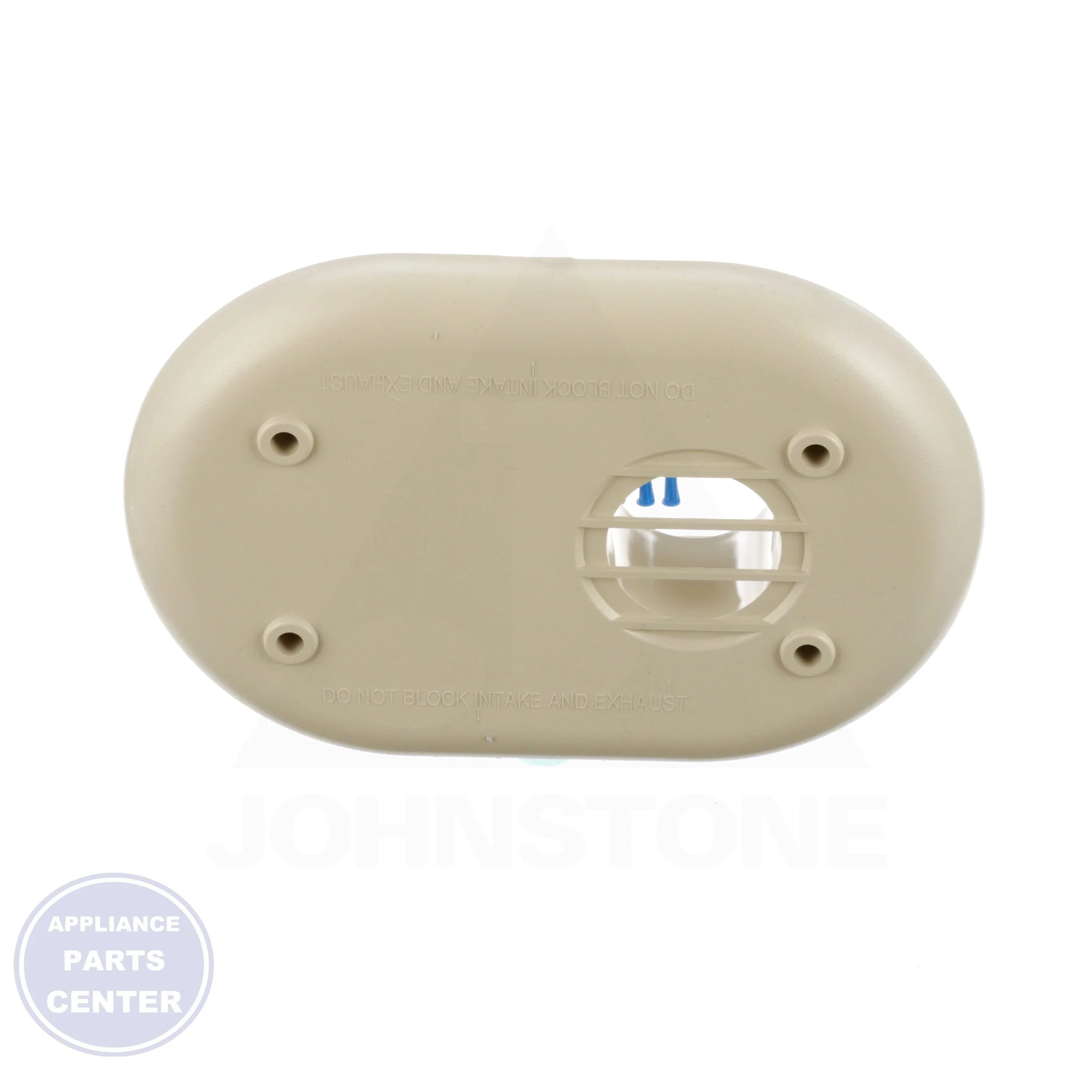 2" Horizontal Concentric Vent Termination - Side view with 2" size specification