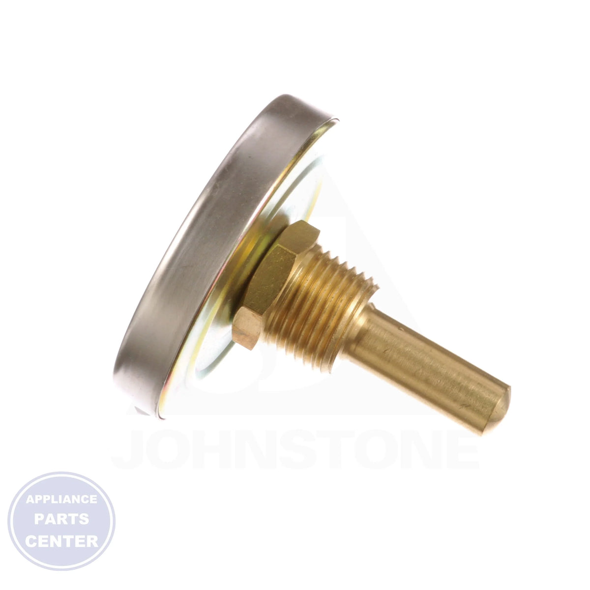 Hot Water Bi-Metal Dial Thermometer HWBM25 - Detailed view of 1/2" NPT connection for accurate readings