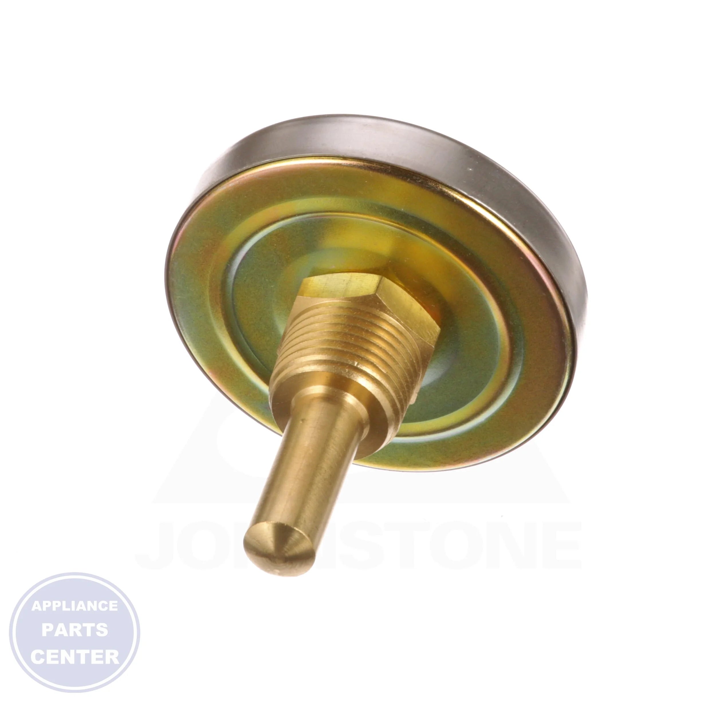 Hot Water Bi-Metal Dial Thermometer HWBM25 - Side view with 32°F to 250°F measuring range
