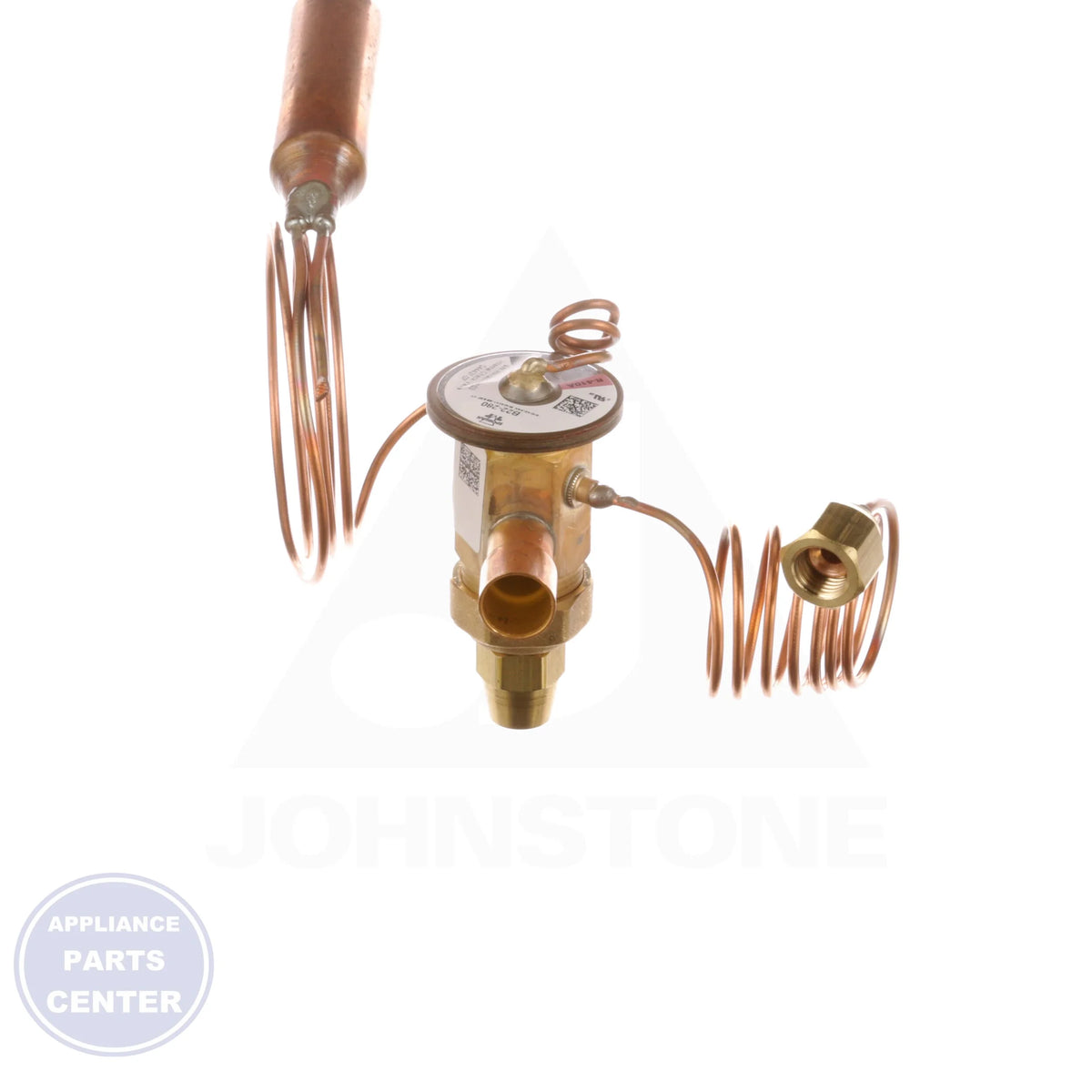 Universal TEV Replacement Kit HXCAE-3-KX-ODF - Side view with 3/8" ODF inlet and 1/2" ODF outlet connections
