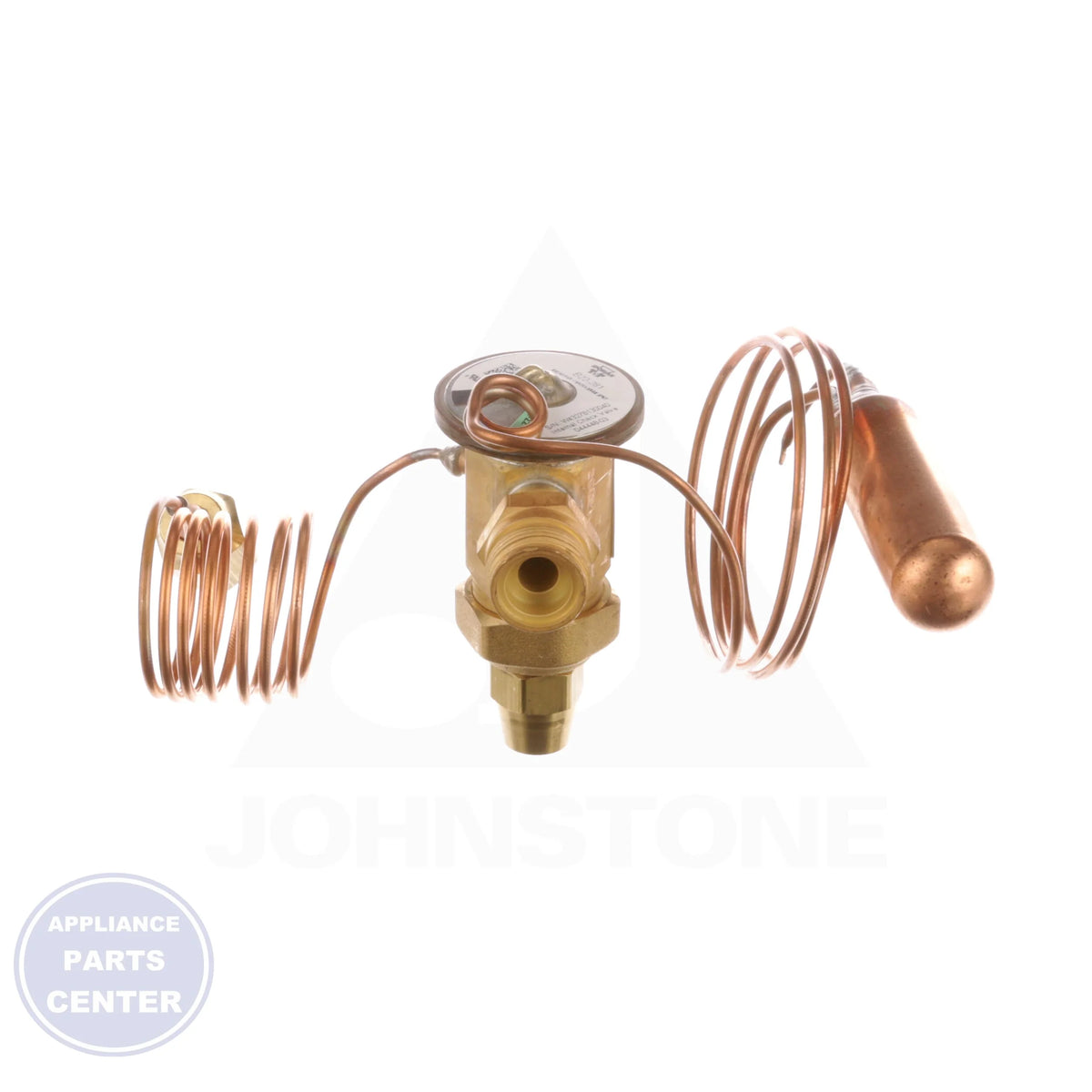 Universal TEV Replacement Kit for Residential AC and Heat Pump - Side view with 30" long capillary tube equalizer