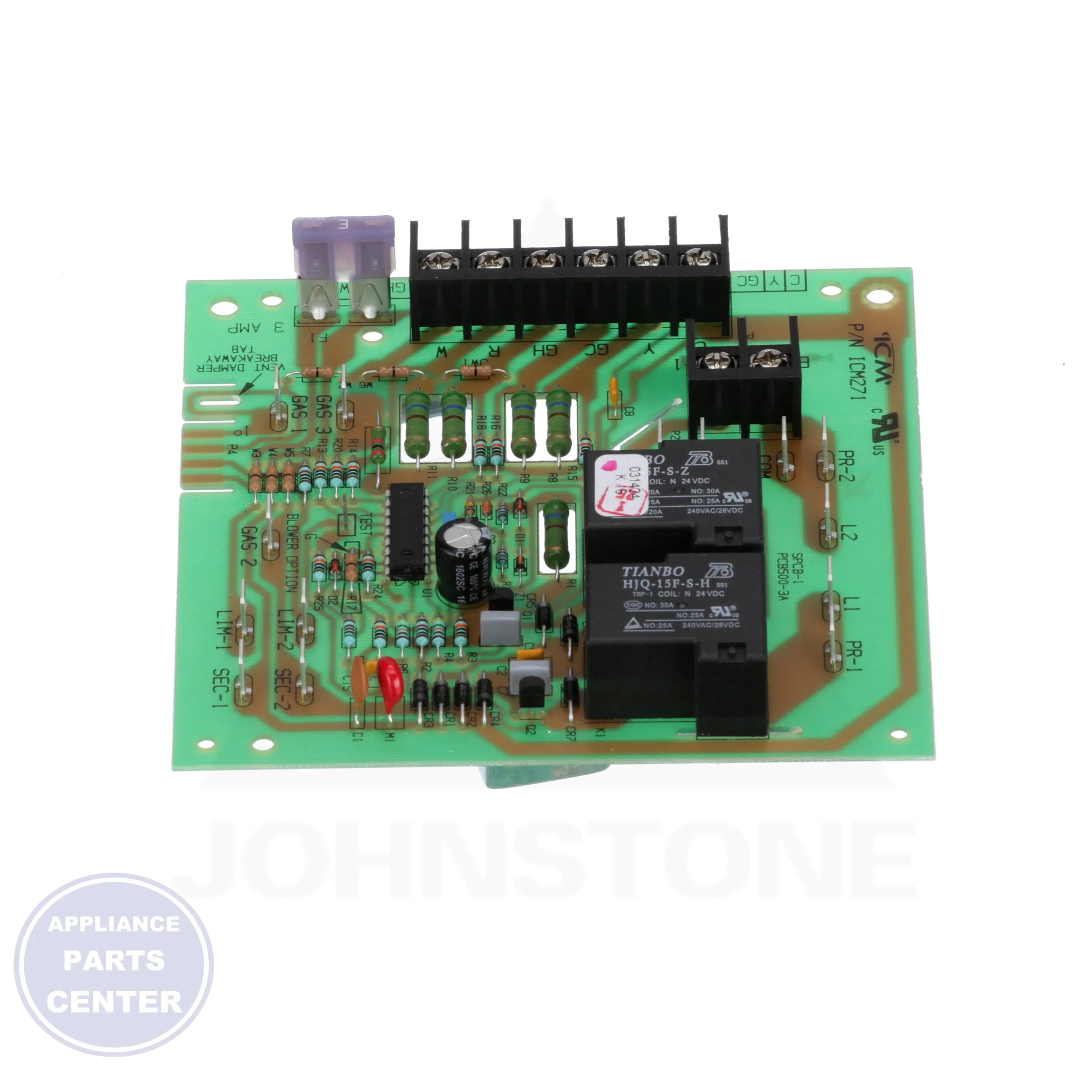 ICM Control Board ICM271C - Detailed view of the Circuit Board & Timer