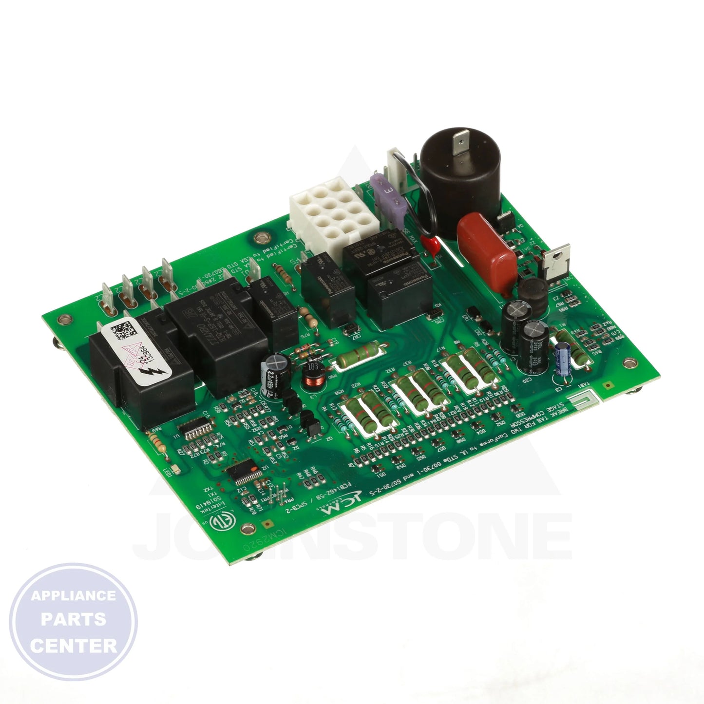 UTEC Spark Ignition Control Board 1068-83-4102 - Side view with precise measurements for installation
