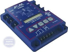 ICM450A Three-Phase Line Voltage Monitor - Main view showing backlit display for high-end appliances