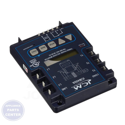Three-Phase Line Voltage Monitor ICM450A - Side view with programmable settings