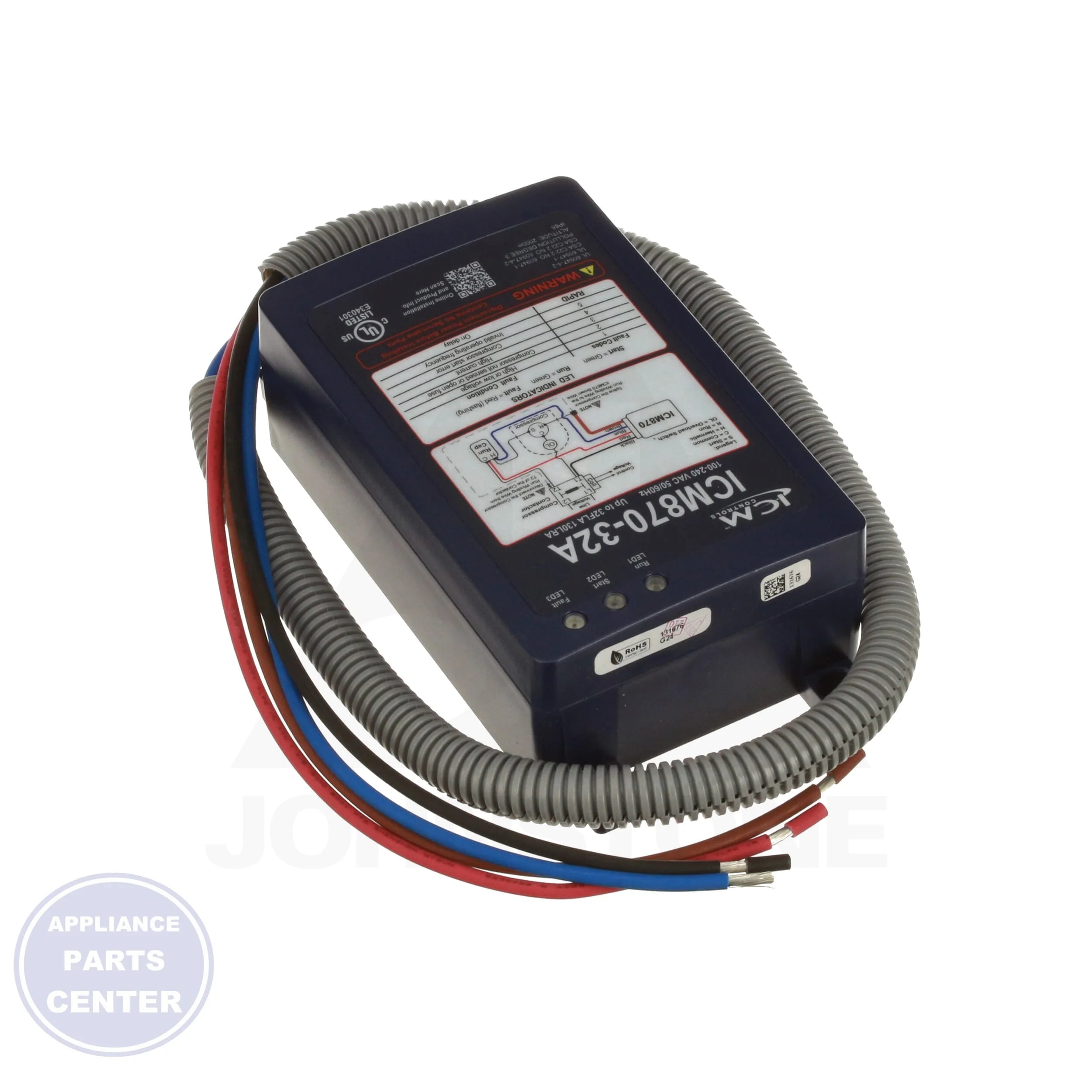 Soft Start ICM870-32A - Side view with self-learning algorithm