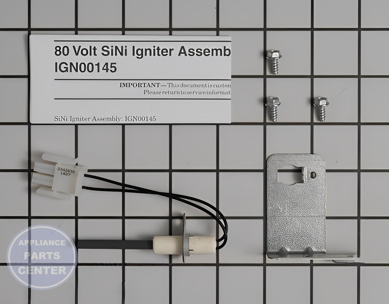 TRP IGNITER; SILICON-NITRIDE, 80V, INCLUDES BRACKET, S IGN00145 - Main view showing durable construction for TRP Furnaces