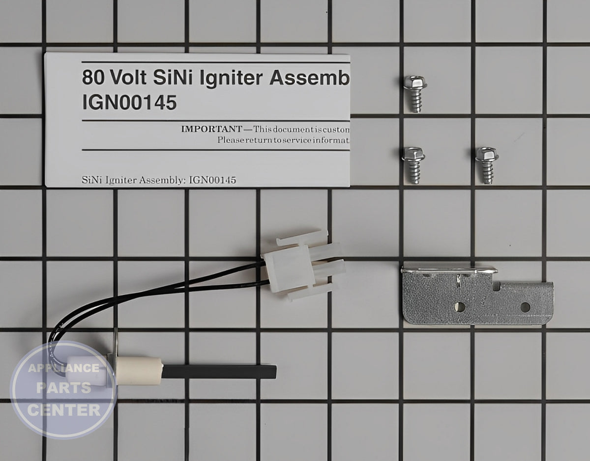 IGNITER; SILICON-NITRIDE, 80V, INCLUDES BRACKET, S IGN00145 - Side view with 80V specification