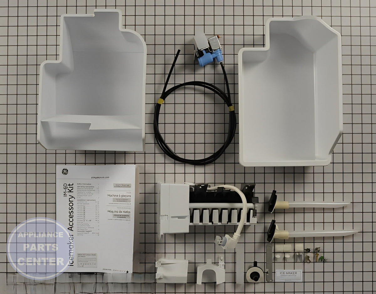 GE ICE MAKER KIT IM6D - Main view showing ice production for various models