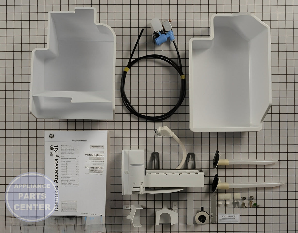 GE ICE MAKER KIT IM6D - Detailed view of ice maker technical details
