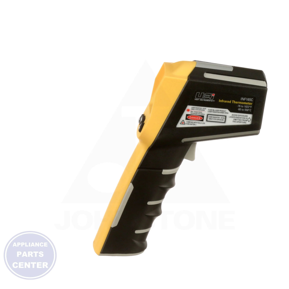 IR Thermometer w/Circular Laser INF165C - Detailed view of 12:1 Distance to Spot Ratio