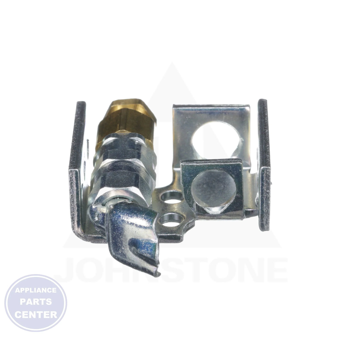 Universal Standing Pilot Burner J999MKA-2 - Side view with tip style A and mounting details