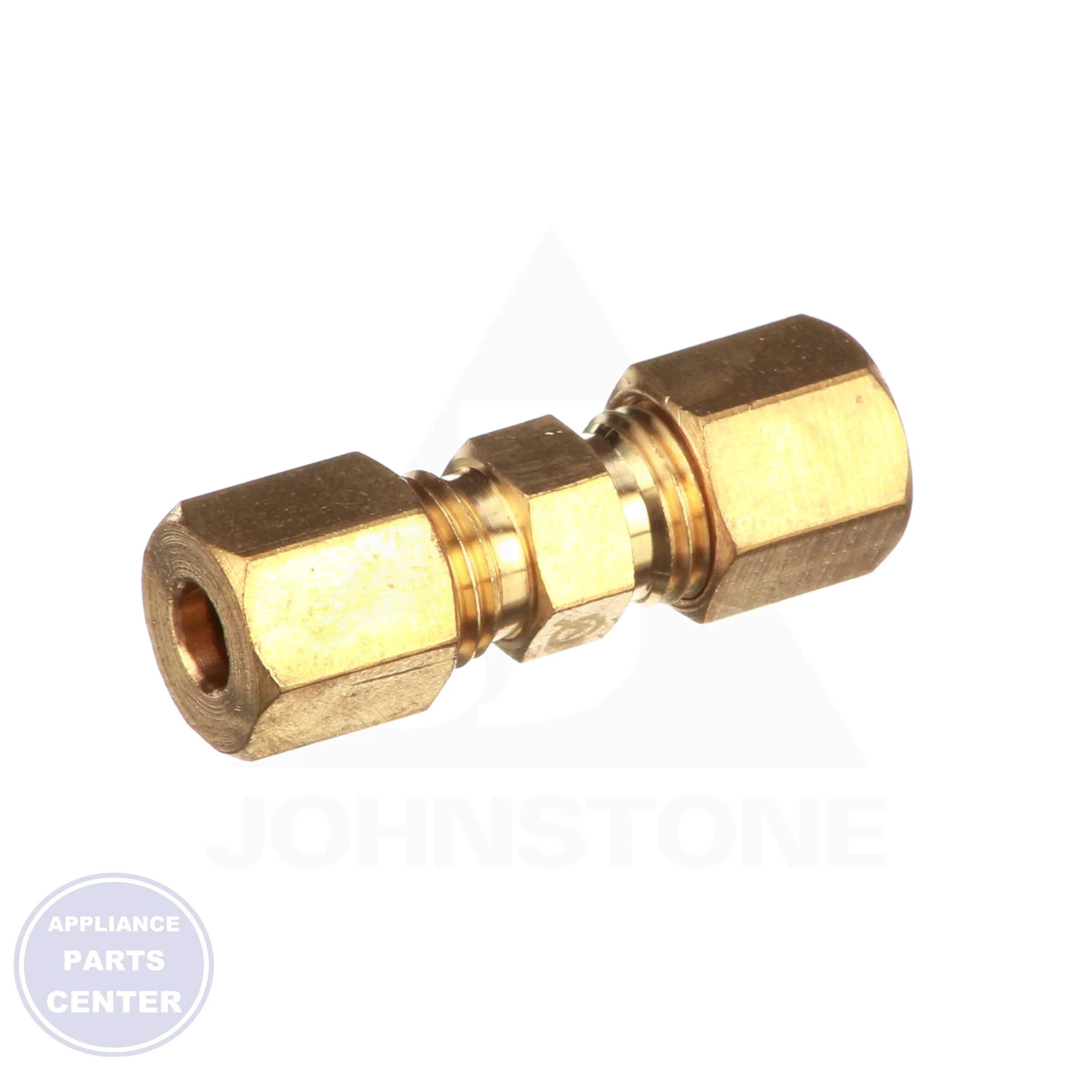 3/16" Tube Union JS-LF2765703039826 - Side view with 3/16" OD specs