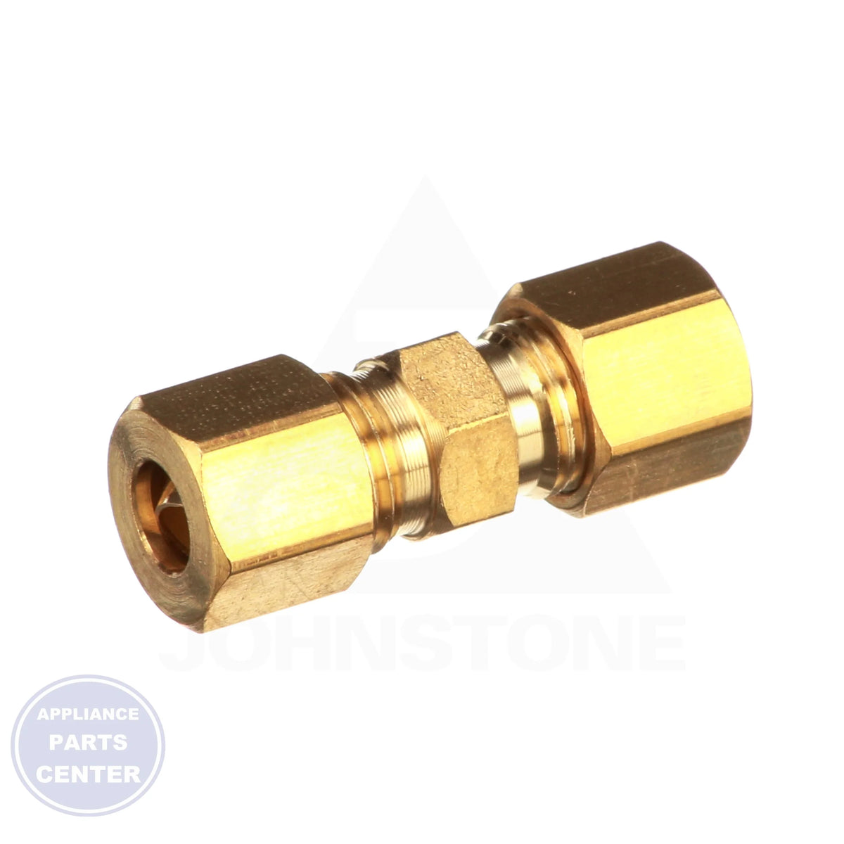 1/4" Tube Union JS-LF2765704049826 - Side view with 1/4" OD specs